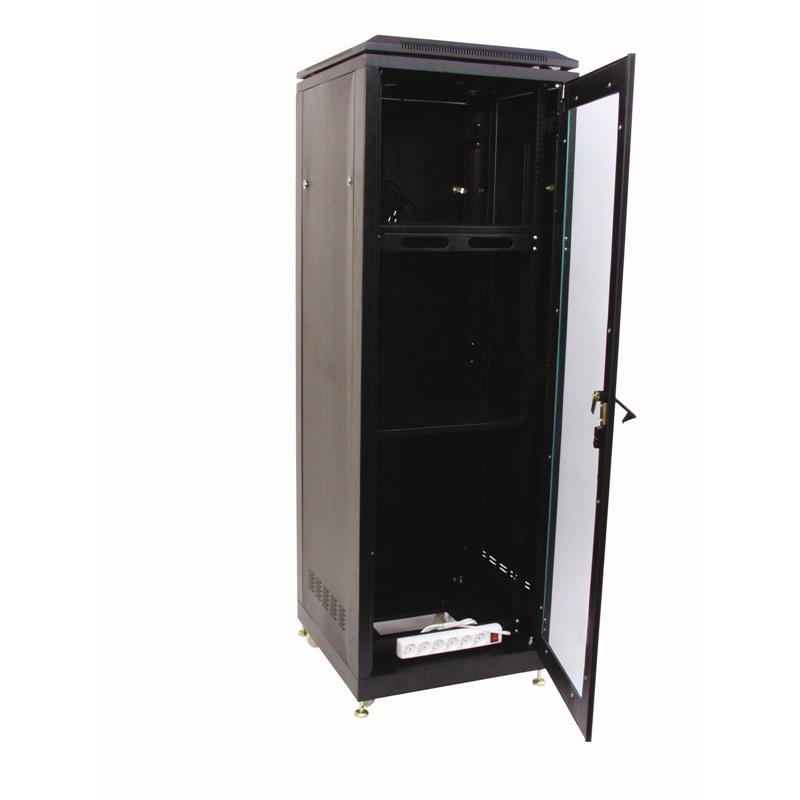 ROADINGER Steel Cabinet SRT-19, 40U with Door