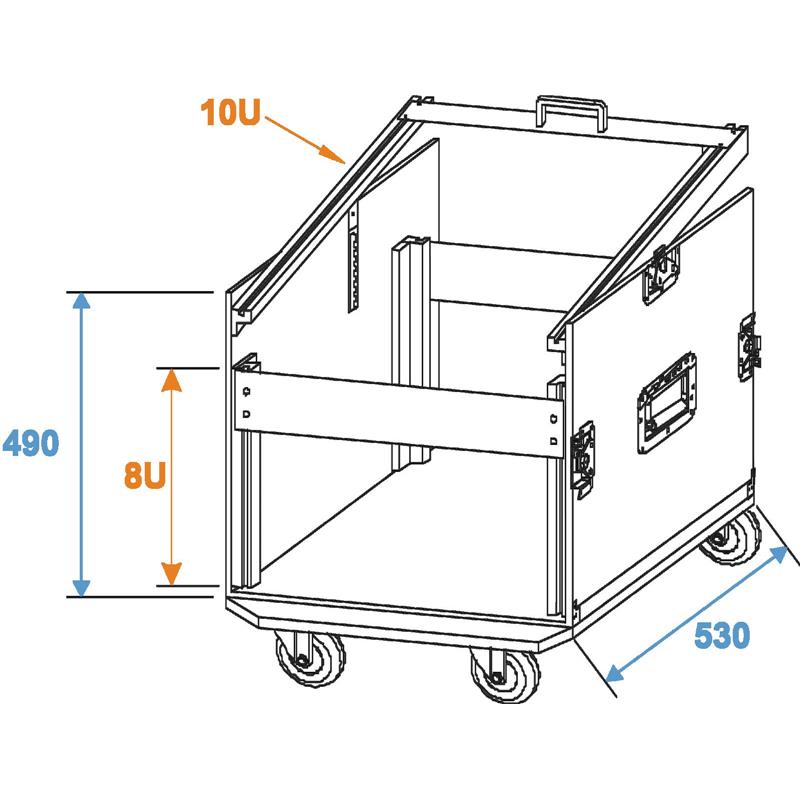 ROADINGER Special Combo Case U 8U