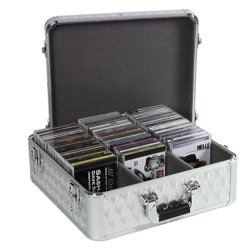 ROADINGER CD Case ALU polished for 100 CDs