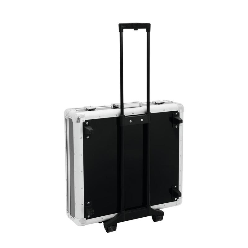 ROADINGER CD Case, black, 200 CDs, with Trolley