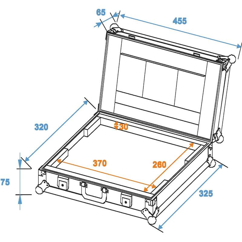 ROADINGER Laptop Case LC-15 maximum 370x255x30mm