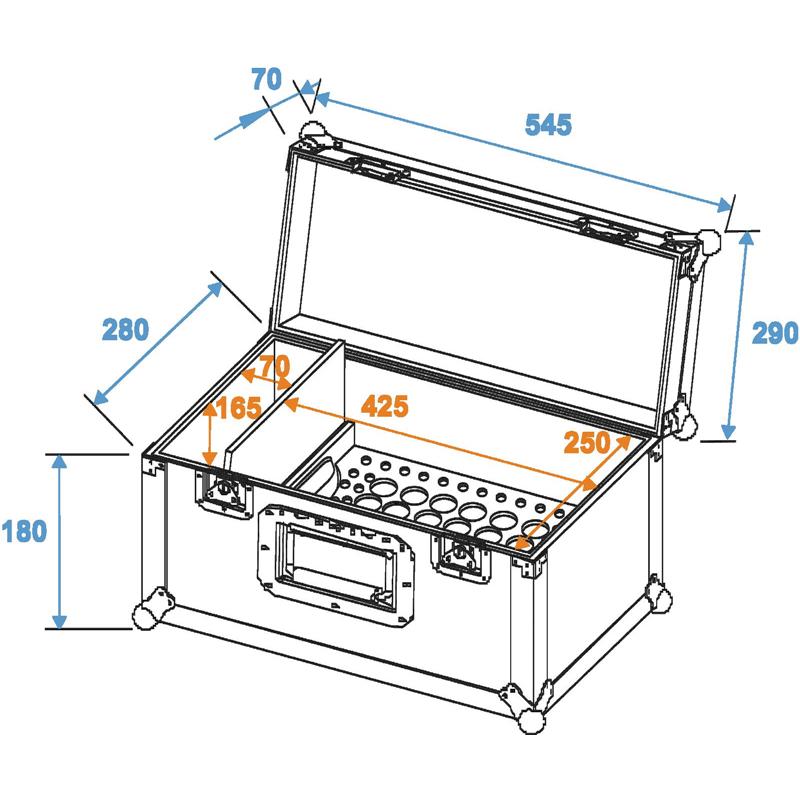 ROADINGER Universal Cone Adapter Case UKAC-50