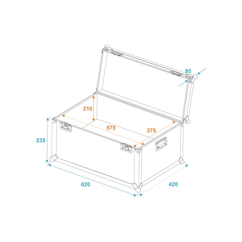 ROADINGER Universal Transport Case 60x40x30cm