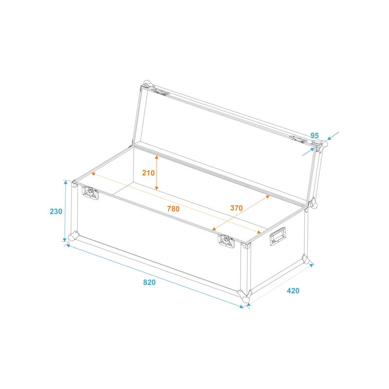 ROADINGER Universal Transport Case 80x40x30cm