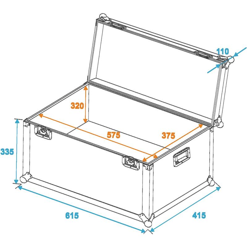 ROADINGER Universal Transport Case heavy 60x40cm