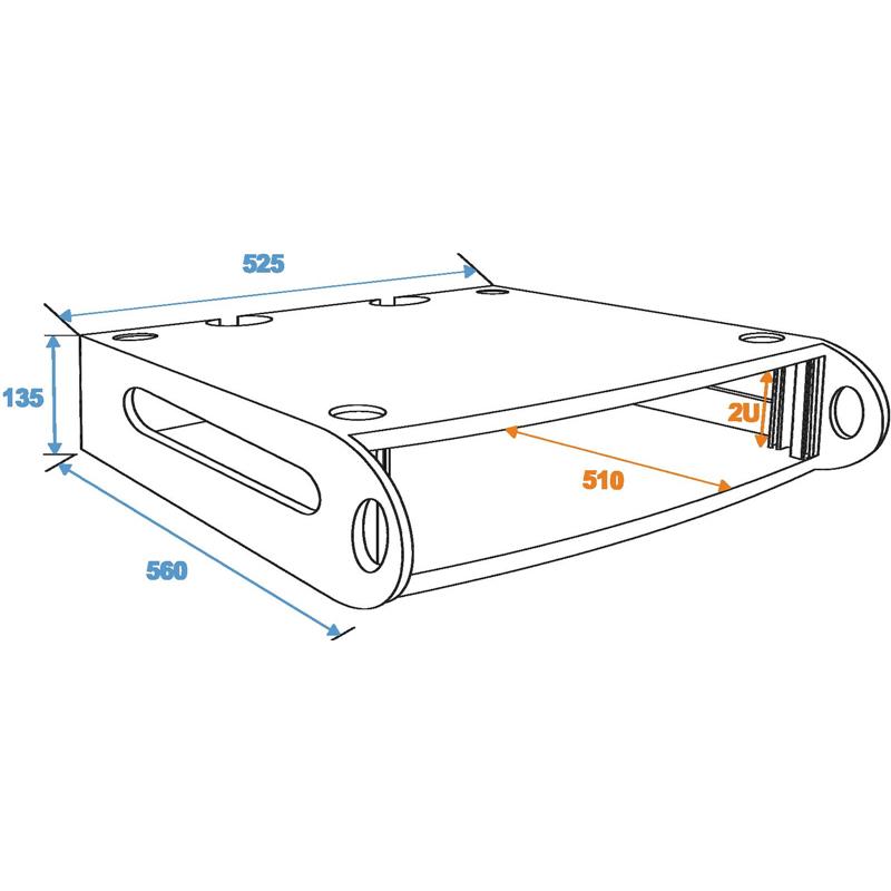 Rack ROADINGER 2U