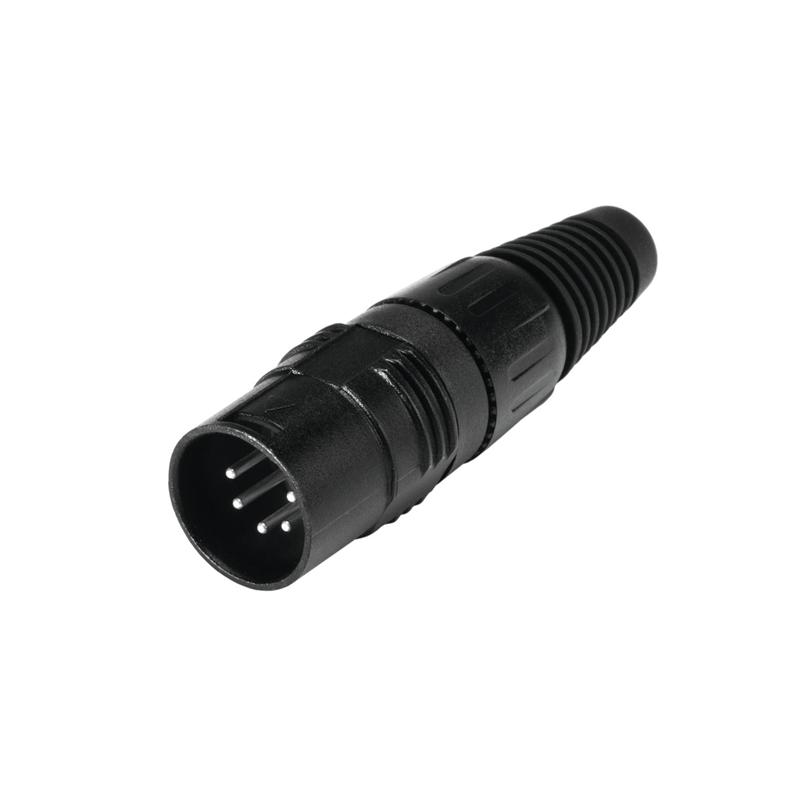 HICON XLR plug 5pin HI-X5CM-B