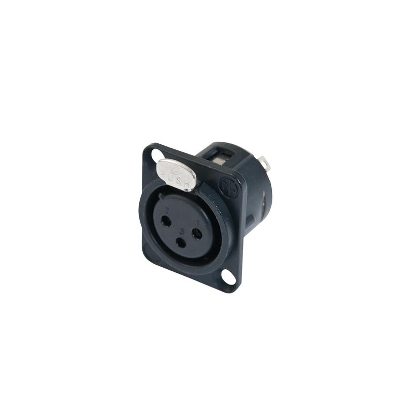 NEUTRIK XLR mounting socket 3pin NC3FDL-1-BAG