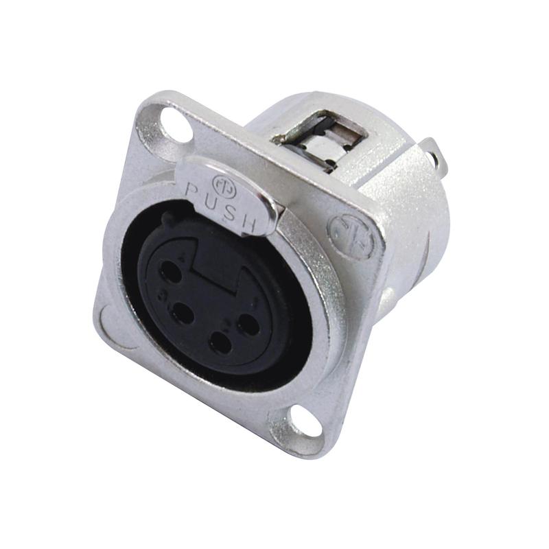 NEUTRIK XLR mounting socket 4pin NC4FDL-1