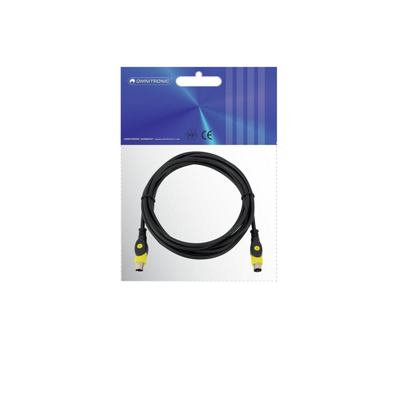 OMNITRONIC S-Video cable 3m