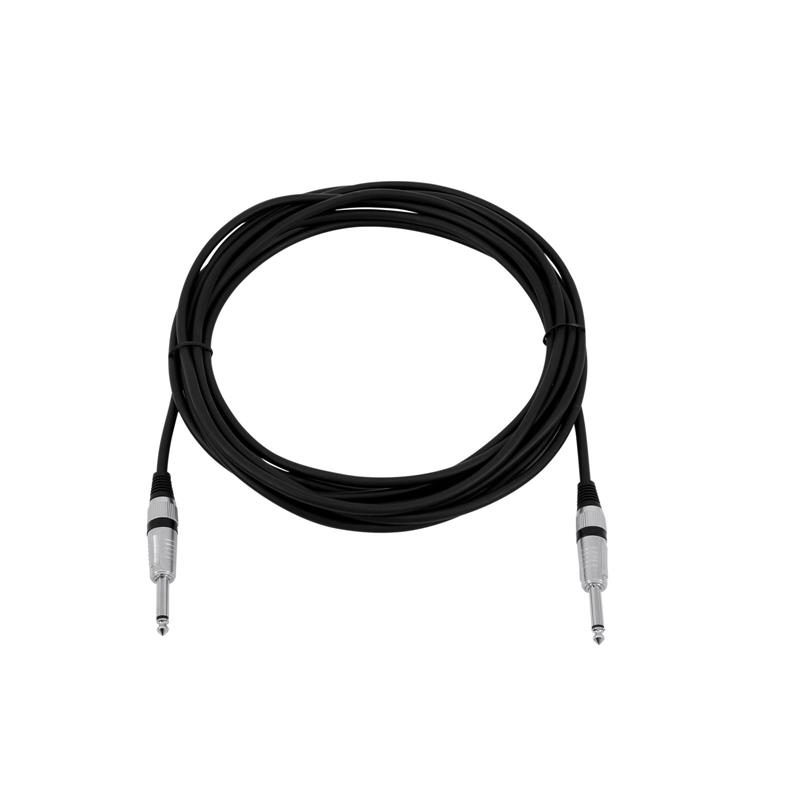 OMNITRONIC Jack cable 6.3 mono 6m bk ROAD