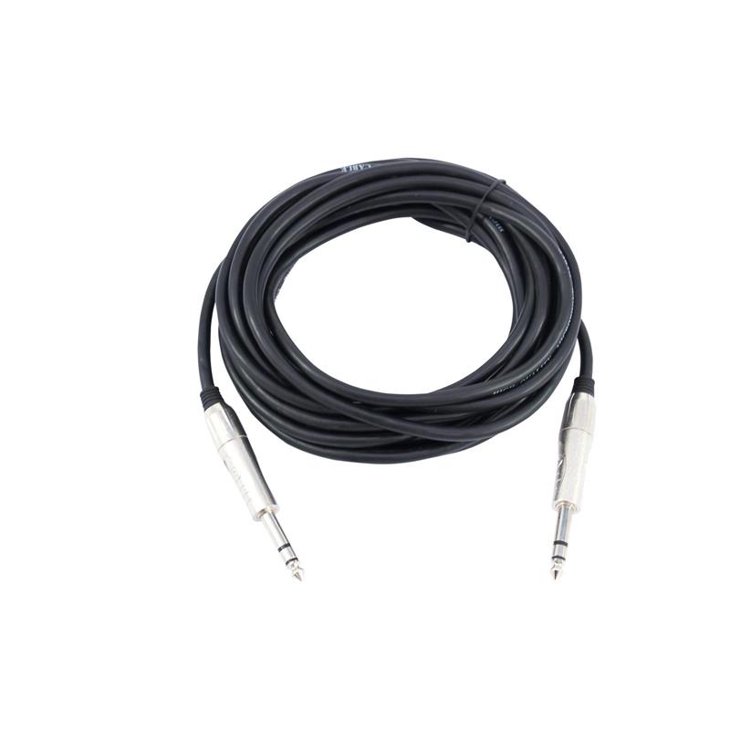 OMNITRONIC Jack cable 6.3 stereo 6m bk ROAD