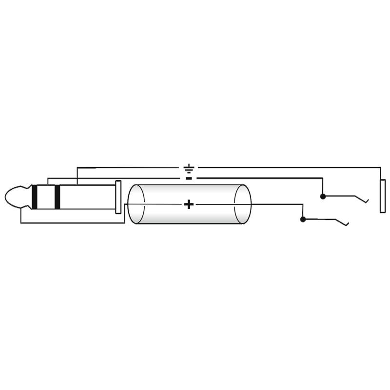 OMNITRONIC Jack extension 6.3 stereo 3m bk