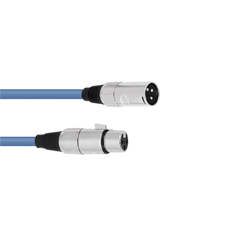 XLR kabel OMNITRONIC 3pin 1,5m moder