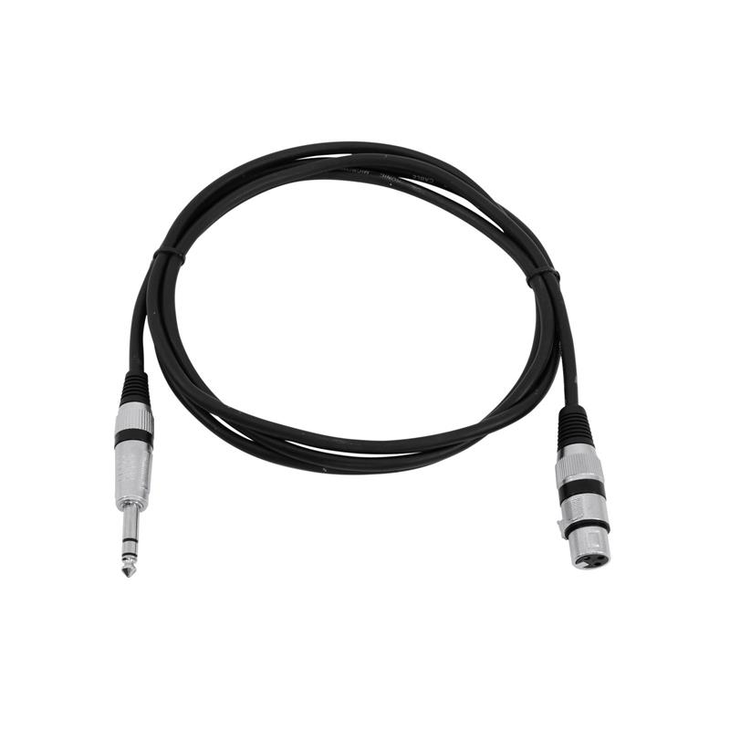 OMNITRONIC Adaptercable XLR(F)/Jack stereo 2m bk