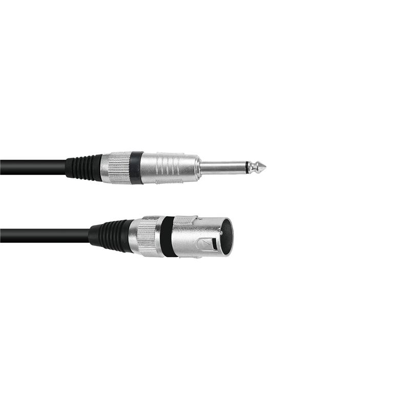 OMNITRONIC Adaptercable XLR(M)/Jack mono 2m bk