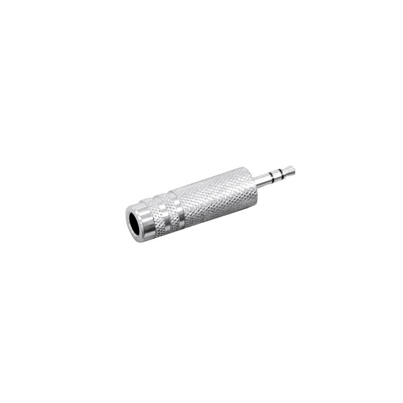 OMNITRONIC Adapter 3.5 Jack(M)/6.35(F) stereo 10x