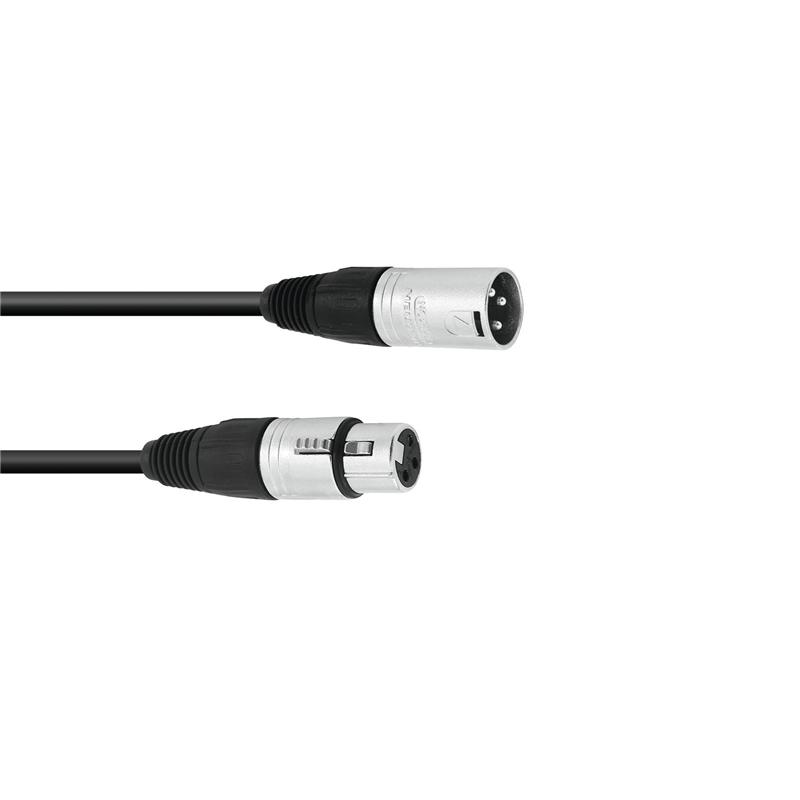 SOMMER CABLE XLR cable 3pin 0.9m bk Neutrik