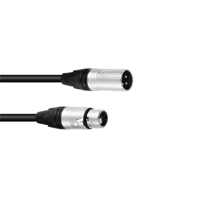 PSSO XLR cable 3pin 3m bk Neutrik