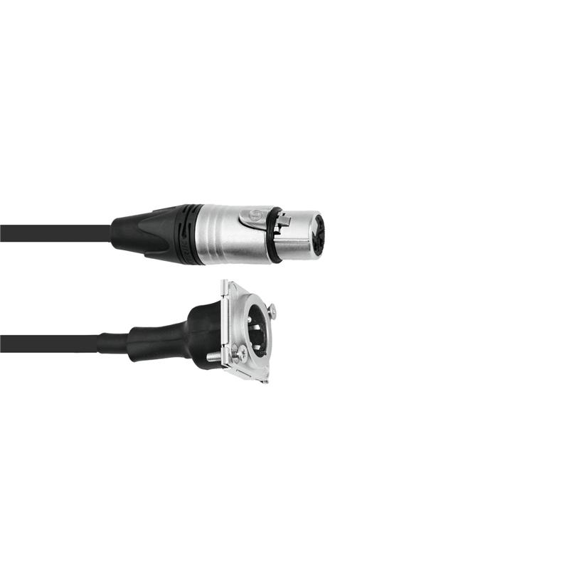 PSSO Patch Cable XLR(F)/XLR(M) S 1m bk