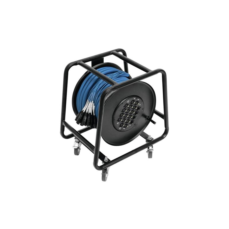 OMNITRONIC Multicore Stagebox 16/4 30m cable reel