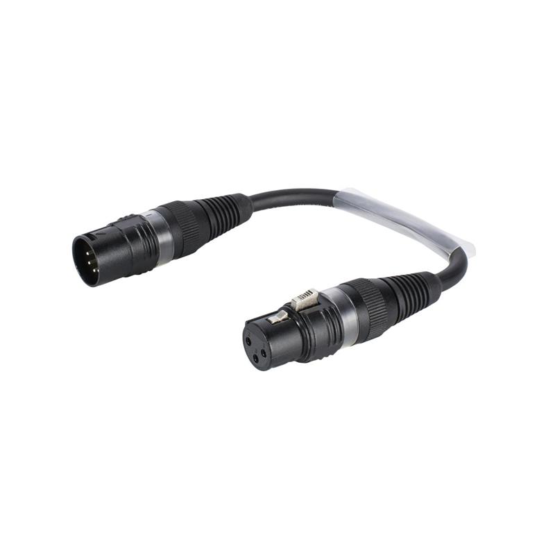 SOMMER CABLE Adaptercable 3pin XLR(F)/5pin XLR(M)0.15m