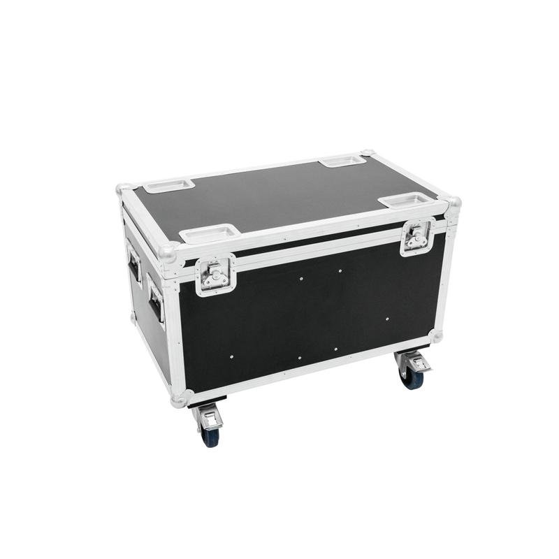 ROADINGER Flightcase 4x Audience Blinder 2xCOB