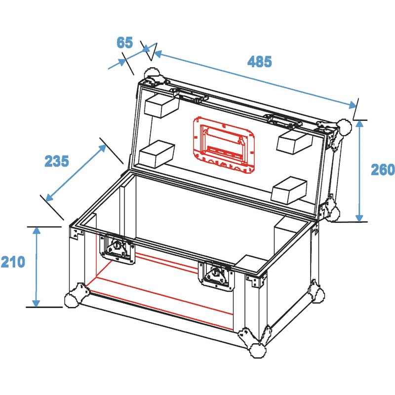 ROADINGER Flightcase TSL-100/200