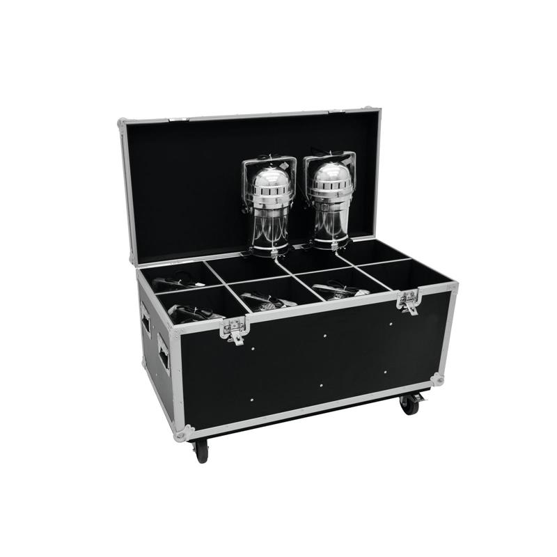 ROADINGER Flightcase 8x PAR-64/ML-56