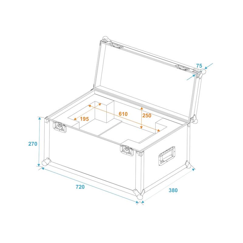 ROADINGER Flightcase SL-160/SL-350