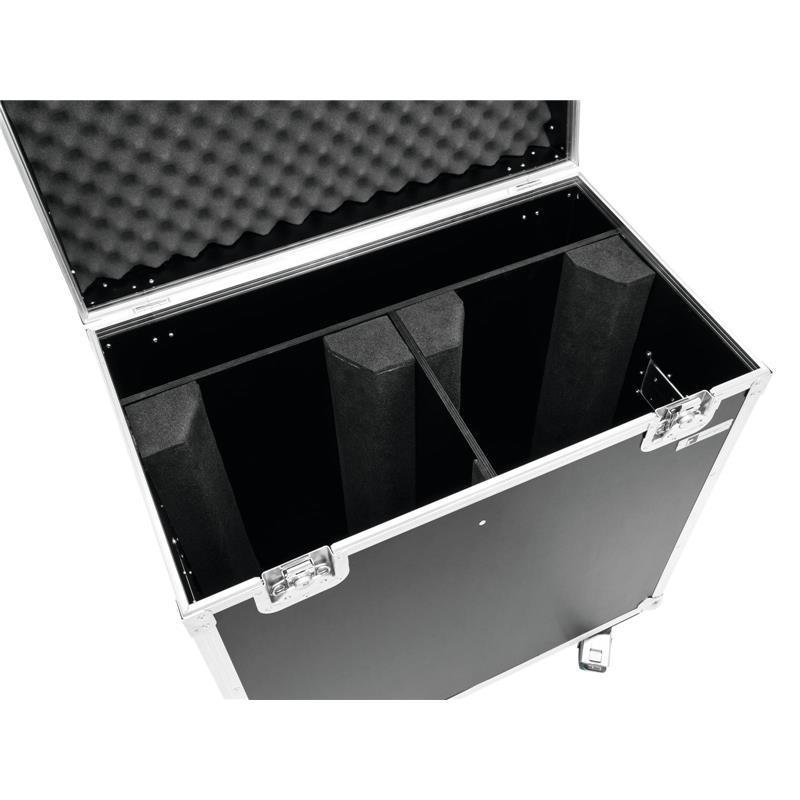 ROADINGER Flightcase 2x PFE-100/120