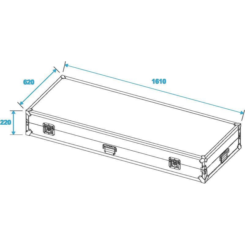 ROADINGER 2 Desks in Case Design 162x62cm