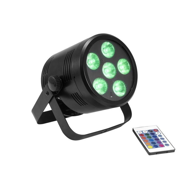 Baterijska LED luč EUROLITE AKKU PAR 6 QCL