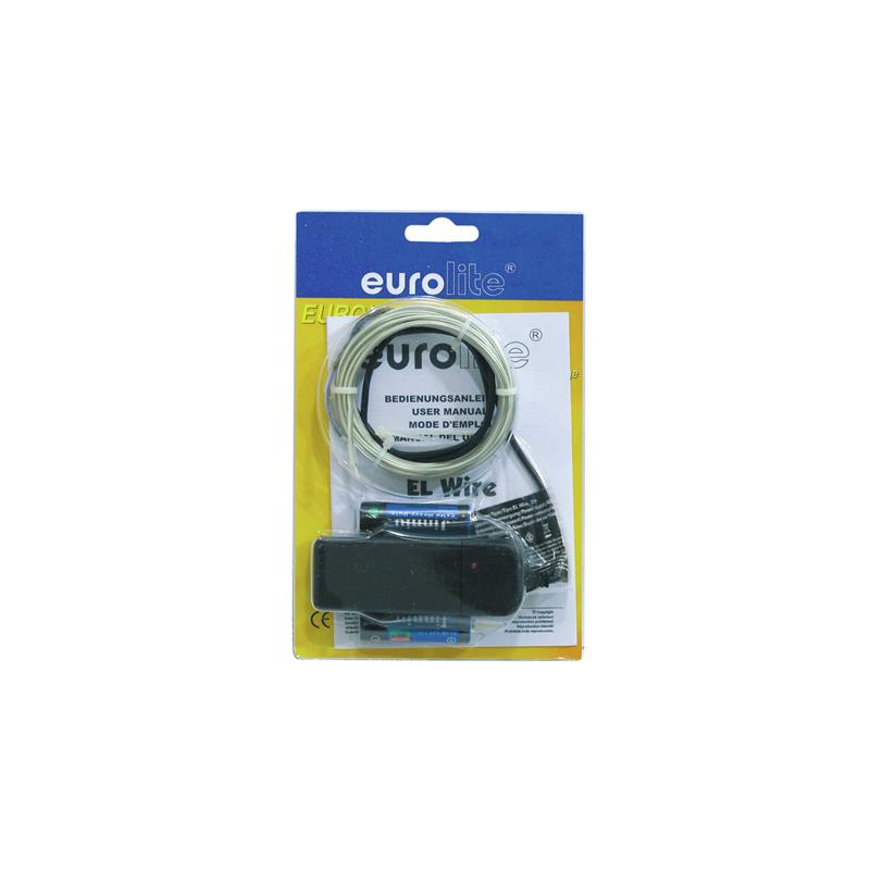 EUROLITE EL Wire 2mm, 2m, light blue