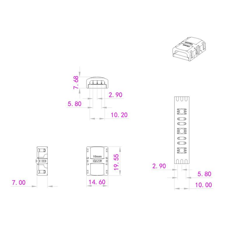 EUROLITE LED Strip Connector 3Pin 10mm