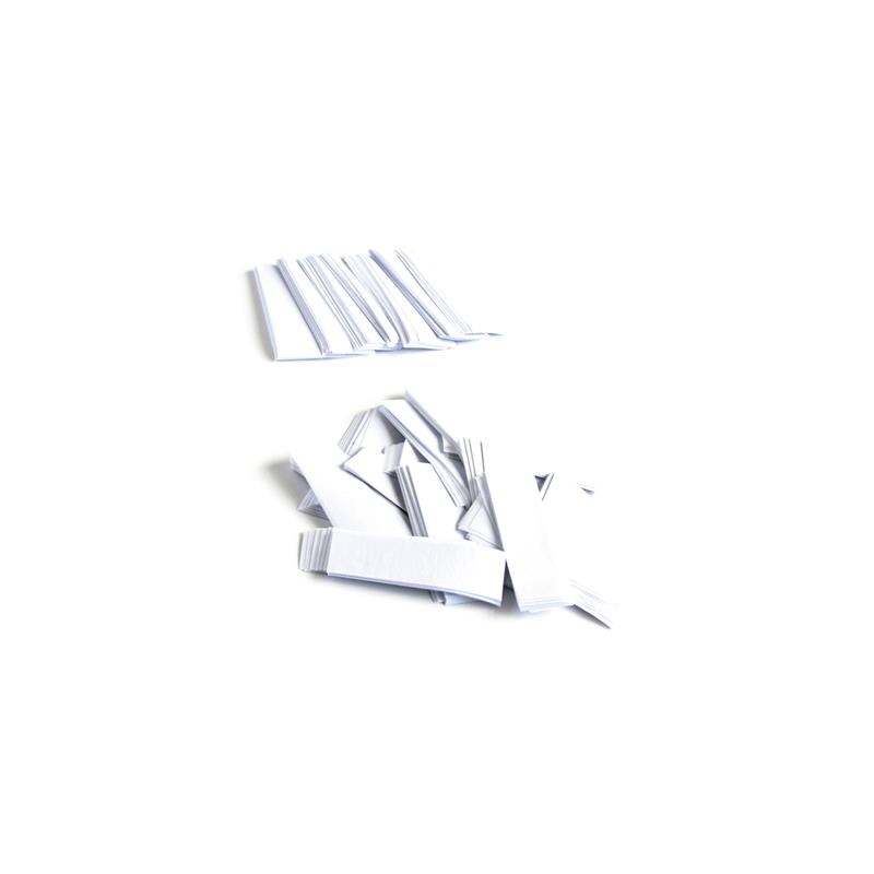 TCM FX Slowfall Confetti rectangular 55x18mm, white, 1kg