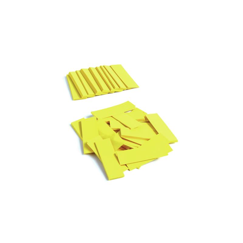 TCM FX Slowfall Confetti rectangular 55x18mm, yellow, 1kg