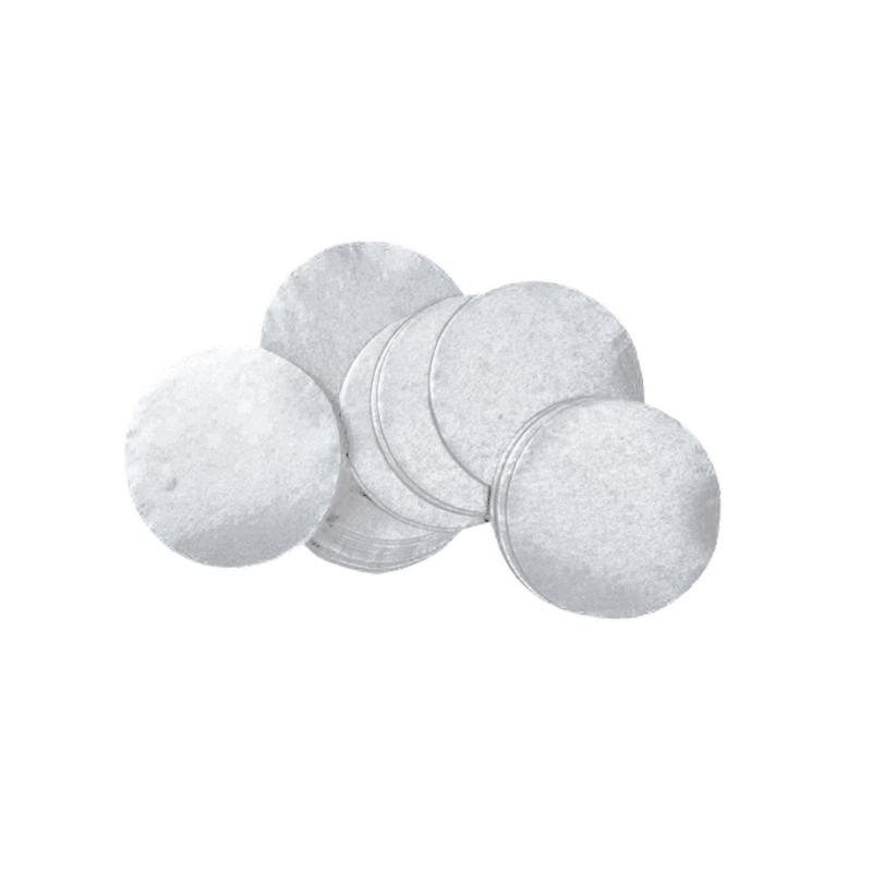 TCM FX Metallic Confetti round 55x55mm, silver, 1kg