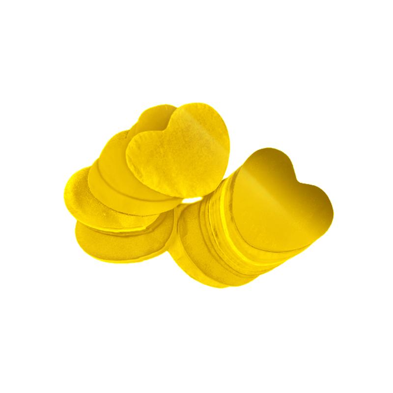 TCM FX Metallic Confetti Hearts 55x55mm, gold, 1kg