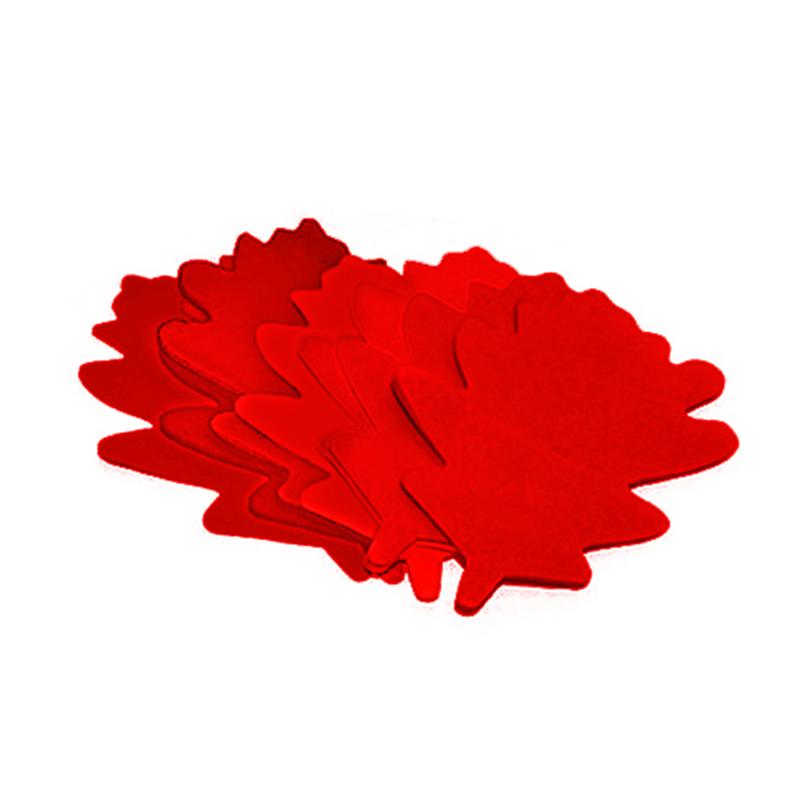 TCM FX Slowfall Confetti Oak Leaves 120x120mm, red, 1kg