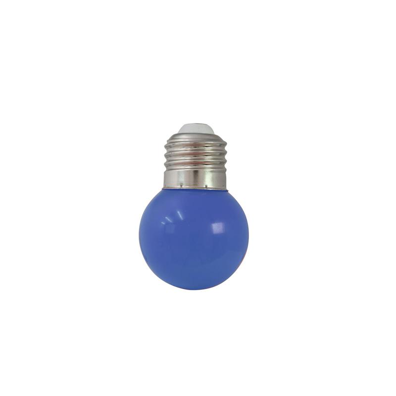 LED Žarnica OMNILUX G45 230V 1W E-28 modra