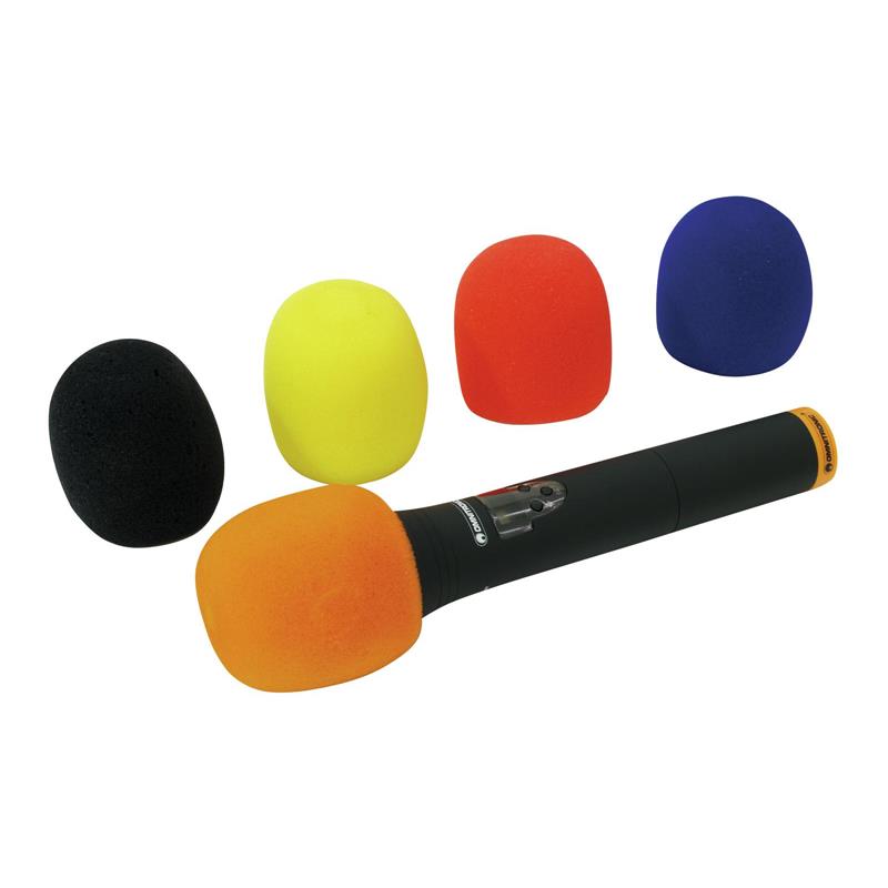 OMNITRONIC Microphone Windshield Set, 5 colors