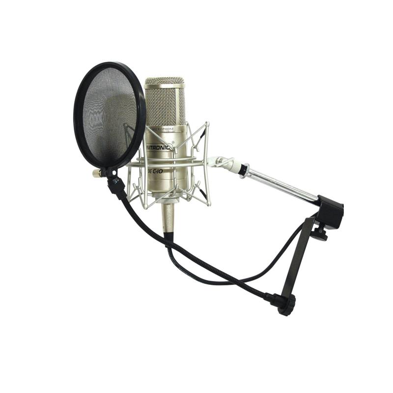 OMNITRONIC Microphone-Pop Filter, black