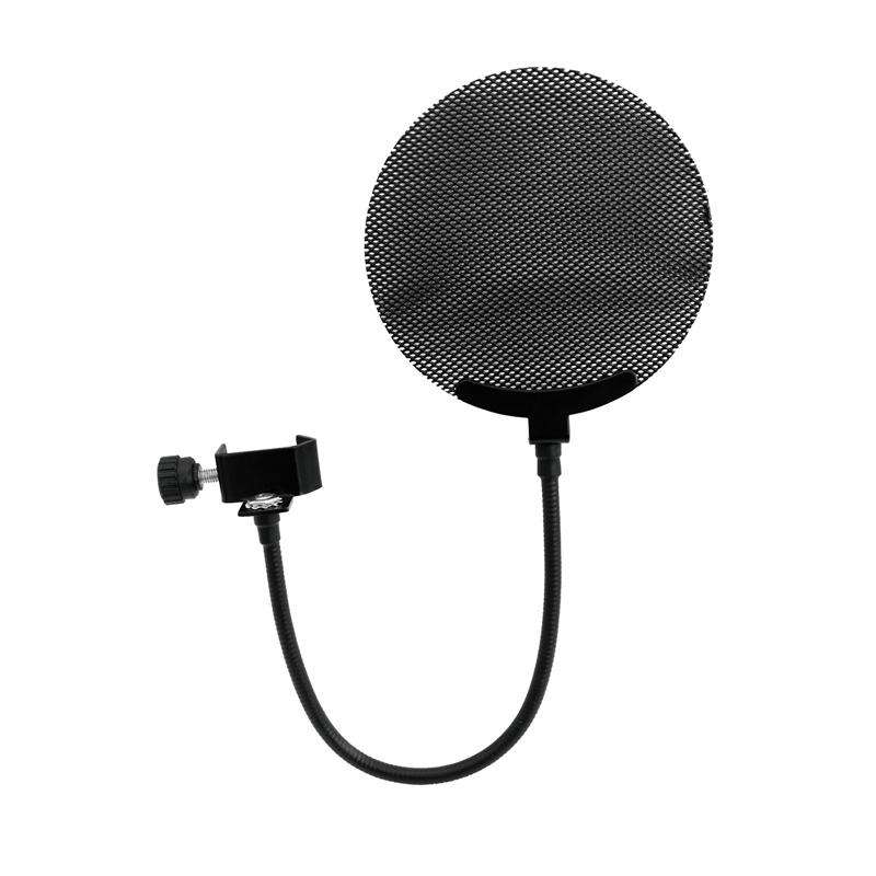 OMNITRONIC Microphone-Pop Filter metal, black