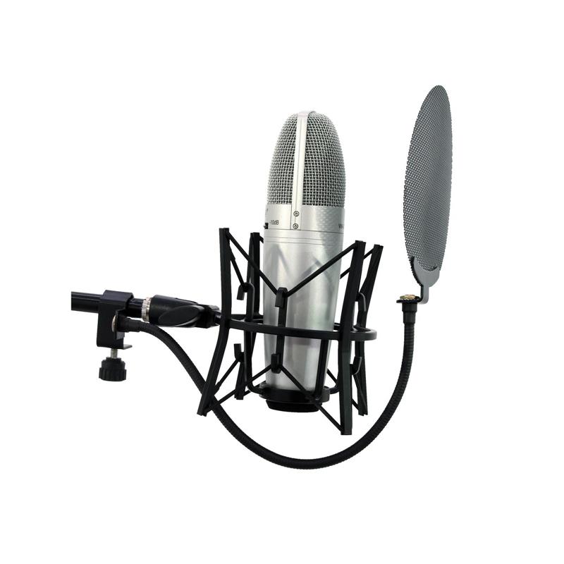 OMNITRONIC Microphone-Pop Filter metal, black