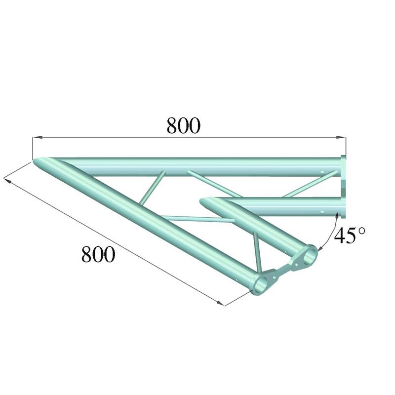 ALUTRUSS BISYSTEM PH-19 2-way 45? horizontal