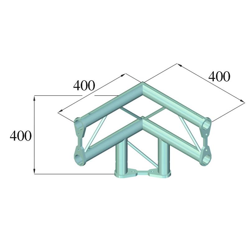 ALUTRUSS BISYSTEM PV-31 3-way corner 90° vert.