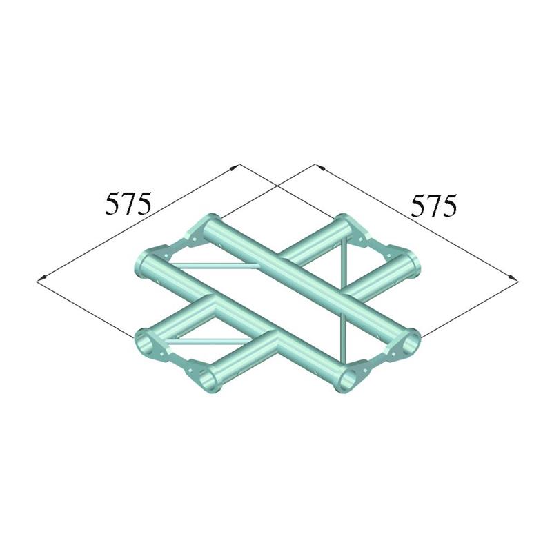 ALUTRUSS BISYSTEM PH-41 4-way cross horizontal