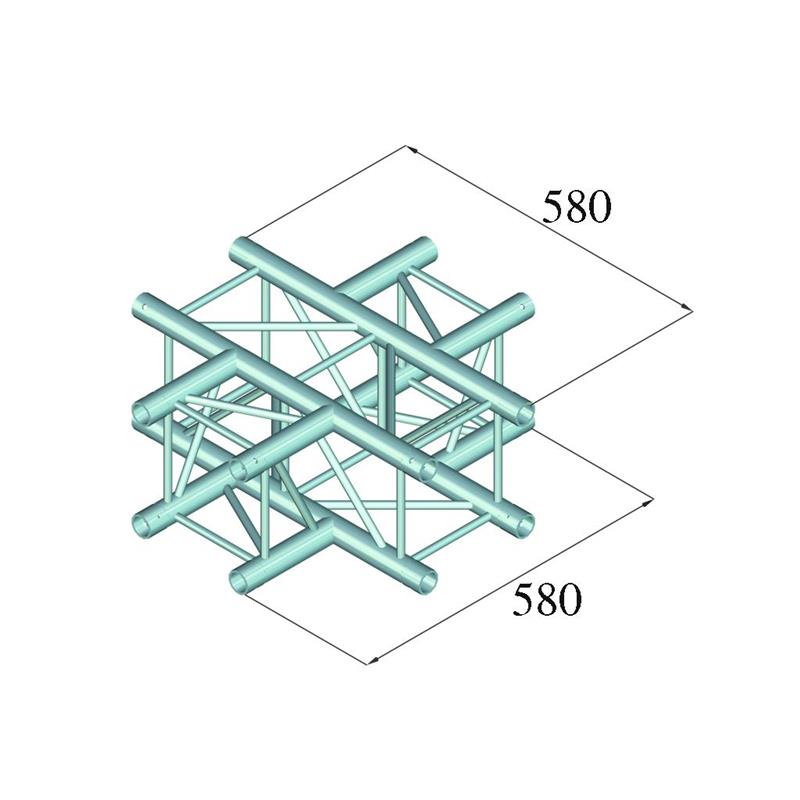 ALUTRUSS DECOLOCK DQ4-PAC41 4-Way Cross Piece