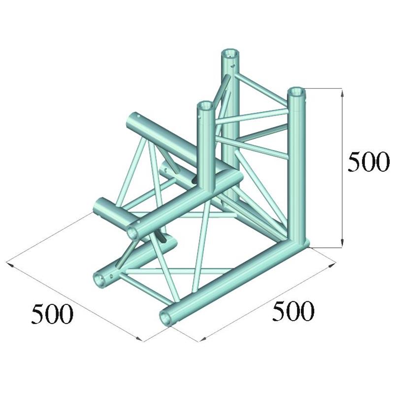 ALUTRUSS TRILOCK E-GL33 C-33 3-Way Corner